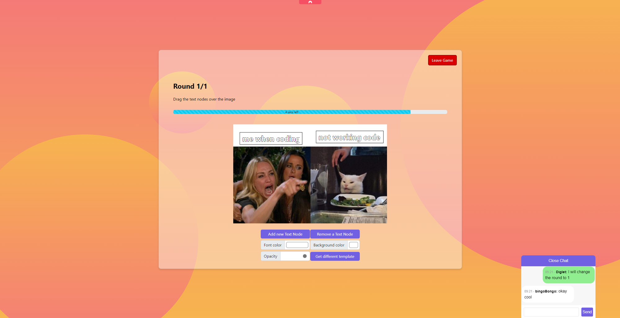Final Game Screenshot